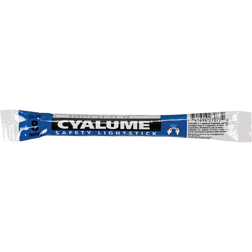 6" Cyalume&reg; Lightsticks, Blue, 8 hrs. Duration Distribution Jean Lapalme