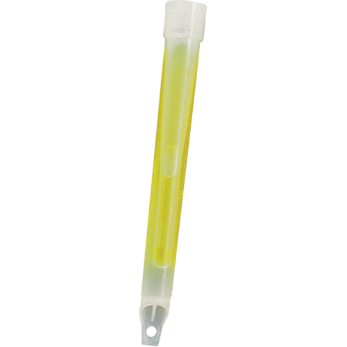 B&acirc;tons de s&eacute;curit&eacute; luminescents Cyalume 6", Jaune, Dur&eacute;e 30 min Distribution Jean Lapalme