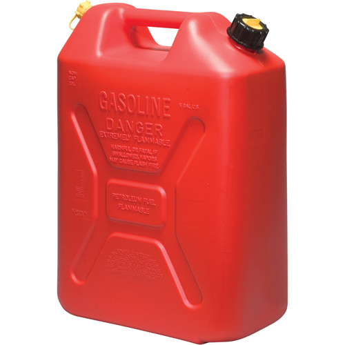 Jerricans, 5,3 gal. US/20,06 L, Rouge, Conformes aux normes CSA/ULC Distribution Jean Lapalme