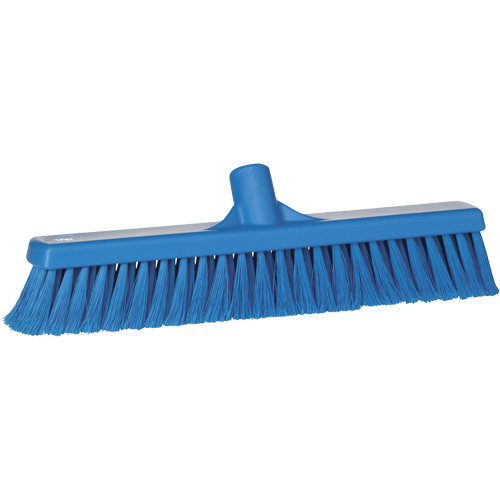 Balai hygi&eacute;nique pour service alimentaire, 15,7"x2", Polypropyl&egrave;ne, Bleu Distribution Jean Lapalme