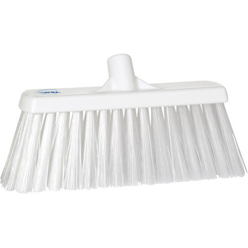 Balai hygi&eacute;nique pour service alimentaire, 11,7"x3", Polyester, Blanc Distribution Jean Lapalme