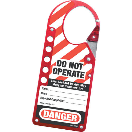 Labeled Snap-on Hasps, Red Distribution Jean Lapalme