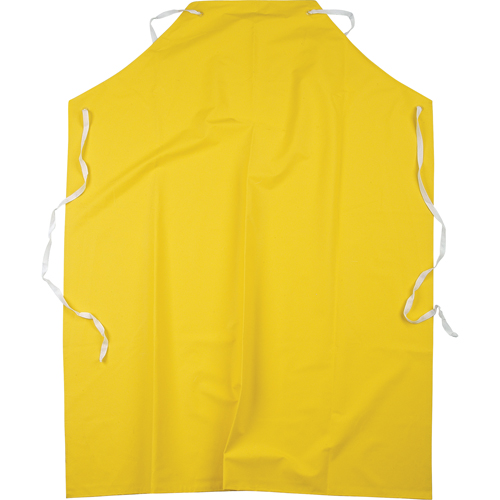 Flame Resistant Aprons, Polyester/PVC, 48" L x 36" W, Yellow Distribution Jean Lapalme