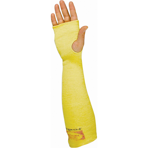 Manchettes, Kevlar, 18", ANSI/ISEA 105 niveau 3, Jaune Distribution Jean Lapalme
