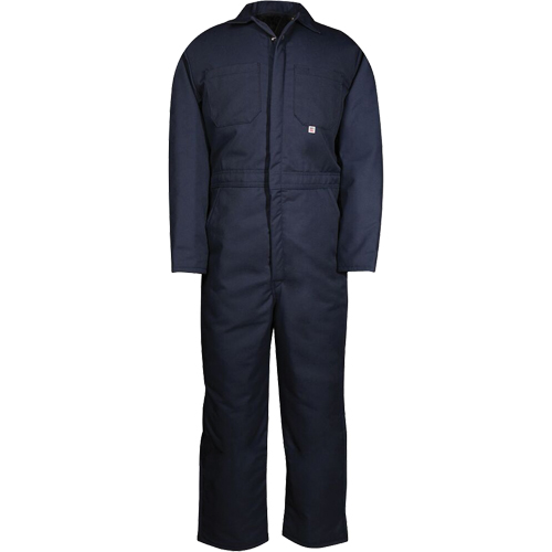 Insulated Coveralls, Men's, Navy Blue, Size Medium Distribution Jean Lapalme