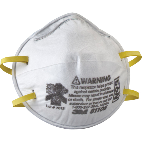 8110S Particulate Respirators, N95, NIOSH Certified, Small Distribution Jean Lapalme