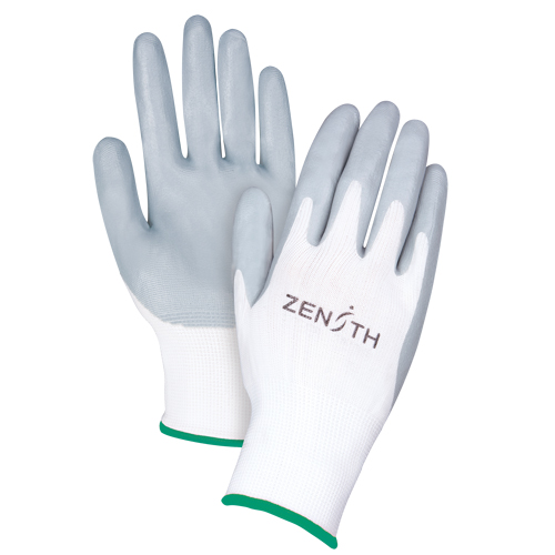 Gants l&eacute;gers enduits et respirants, 8/Moyen, R&ecirc;vetement Mousse de nitrile, Calibre 13, Enveloppe en Polyester Distribution Jean Lapalme