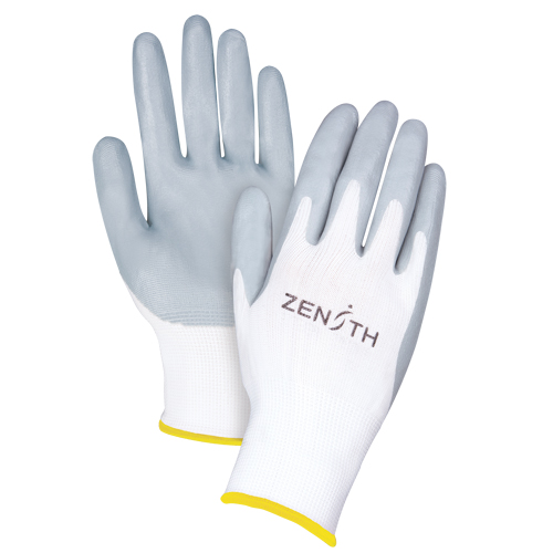 Gants l&eacute;gers enduits et respirants, 11/2T-Grand, R&ecirc;vetement Mousse de nitrile, Calibre 13, Enveloppe en Polyester Distribution Jean Lapalme