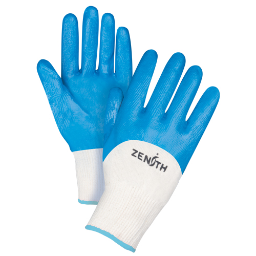 Gants enduits et tricot&eacute;s sans coutures de poids moyen, 10/T-Grand, R&ecirc;vetement Nitrile, Calibre 13, Enveloppe en Coton Distribution Jean Lapalme