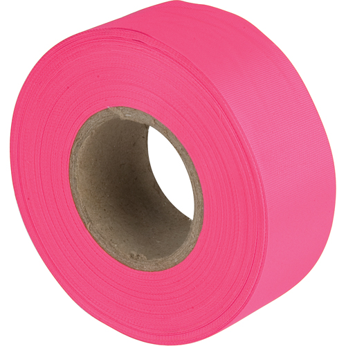 Flagging Tape, 1.1875" W x 150' L, Fluorescent Pink Distribution Jean Lapalme