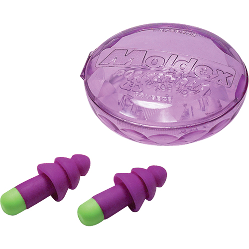 Rockets&reg; Reusable Earplugs, Uncorded, Bulk - Plastic Case, 27 dB NRR, One-Size Distribution Jean Lapalme