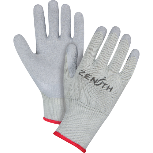 Gants enduits &agrave; doublure confortable en caoutchouc naturel, 10/T-Grand, R&ecirc;vetement Latex de caoutchouc, Calibre 10, Enveloppe en Polyester/Coton Distribution Jean Lapalme
