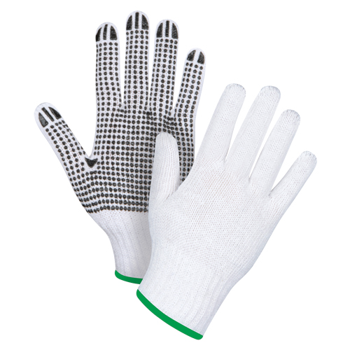 Dotted String Knit Gloves, Poly/Cotton, Single Sided, 7 Gauge, Medium Distribution Jean Lapalme