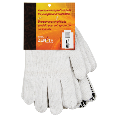Dotted String Knit Gloves, Poly/Cotton, Single Sided, 7 Gauge, X-Large Distribution Jean Lapalme