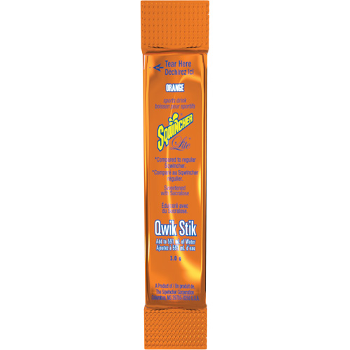 Sqwincher&reg; Boisson de r&eacute;hydratation ZERO Qwik Stik, Poudre, Orange Distribution Jean Lapalme
