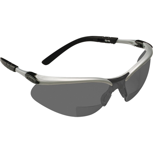 Lunettes de s&eacute;curit&eacute; BX avec verres de lecture, Antibu&eacute;e, Grise/fum&eacute;e, Dioptrie 2,5 Distribution Jean Lapalme