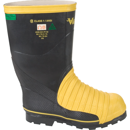 Miner 49er Professional Mining Boots, Rubber, Steel Toe, Size 7 Distribution Jean Lapalme