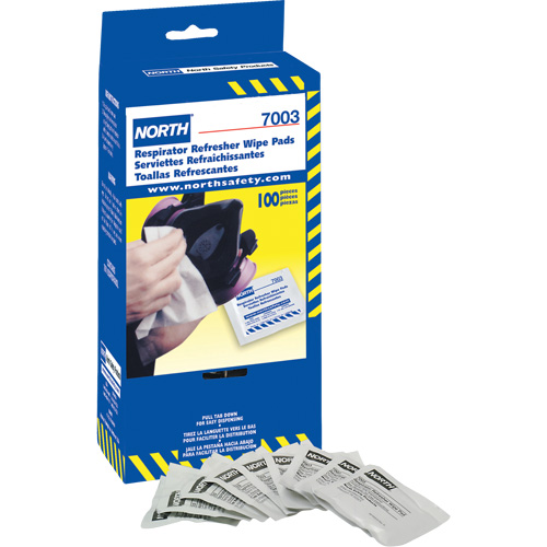 North&reg; Respirator Refresher Towelettes, Wipes Distribution Jean Lapalme