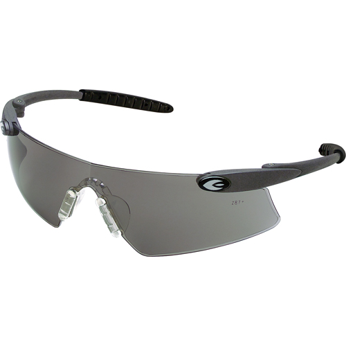 Lunettes de s&eacute;curit&eacute; Desperado, Lentille Grise/fum&eacute;e, Anti-&eacute;gratignures, ANSI Z87+/R&eacute;pond ou surpasse la norme CSA Z94.3 Distribution Jean Lapalme