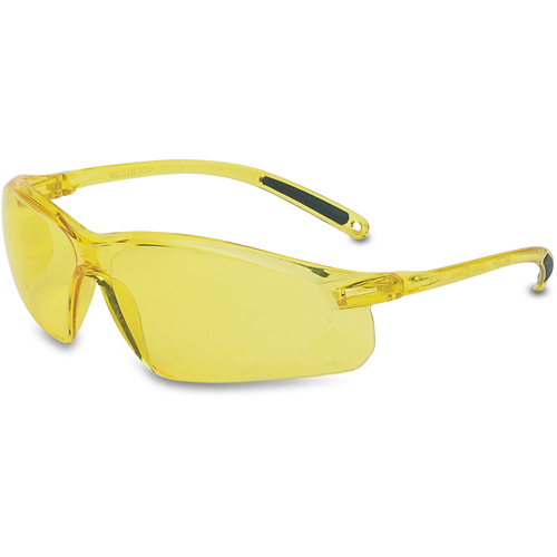 Lunettes de s&eacute;curit&eacute; Uvex s&eacute;rie A700, Lentille Ambr&eacute;e, Anti-&eacute;gratignures, R&eacute;pond ou surpasse la norme CSA Z94.3 Distribution Jean Lapalme