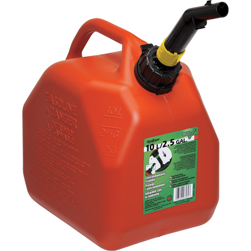 Bidons pour essence Eco, 2,5 gal. US/9,46 L, Rouge, Conformes aux normes CSA/ULC Distribution Jean Lapalme