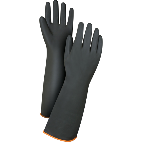 Heavyweight Chemical-Handling Gloves, Size Large/9, 18" L, Rubber Latex, 30-mil Distribution Jean Lapalme