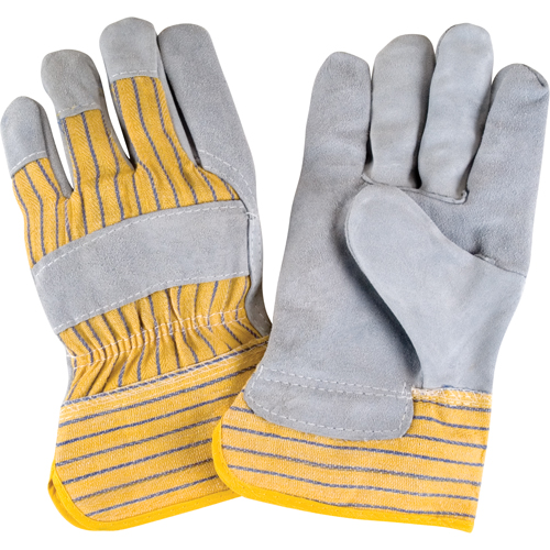 Gants d'ajusteur rugueux de premi&egrave;re qualit&eacute;, Grand, Paume en Cuir de vache refendu, Doublure en Coton Distribution Jean Lapalme