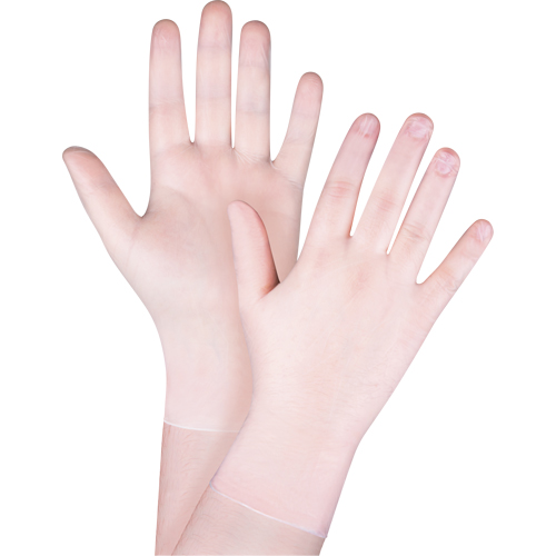 Disposable Gloves, Small, Vinyl, 4.5-mil, Powder-Free, Clear, Class 2 Distribution Jean Lapalme