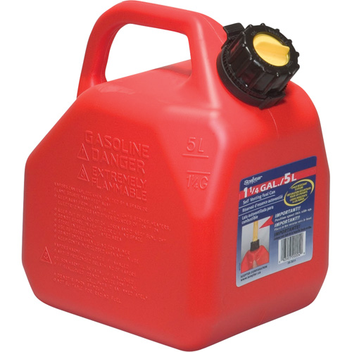 Jerricans, 1,25 gal. US/5 L, Rouge, Conformes aux normes CSA/ULC Distribution Jean Lapalme