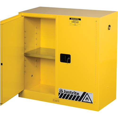 Sure-Grip&reg; Ex Flammable Storage Cabinets, 30 gal., 2 Door, 43" W x 44" H x 18" D Distribution Jean Lapalme