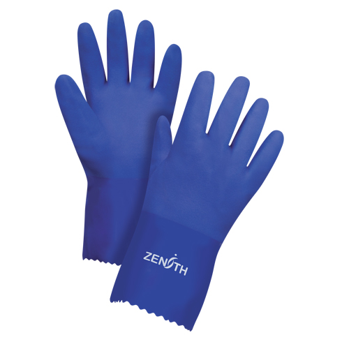 Gants ultra flexible, Taille T-Grand/10, 12" lo, PVC, Doublure en Interlock, 45 mils Distribution Jean Lapalme