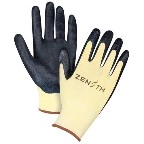 Gants r&eacute;sistants &agrave; la coupe avec prise sup&eacute;rieure, Taille Grand/9, Calibre 13, Rev&ecirc;tement Mousse de nitrile, Enveloppe en Aramide, ANSI/ISEA 105 niveau 3/EN 388 niveau 5 Distribution Jean Lapalme