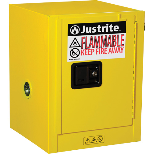 Armoire de s&eacute;curit&eacute; de comptoir pour produits inflammables EX Sure-Grip, 4 gal., 1 Porte(s), 17" La x 22" h x 17" p Distribution Jean Lapalme