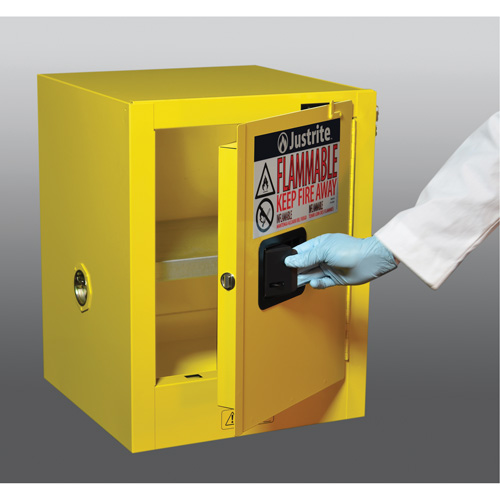 Armoire de s&eacute;curit&eacute; de comptoir pour produits inflammables EX Sure-Grip, 4 gal., 1 Porte(s), 17" La x 22" h x 17" p Distribution Jean Lapalme