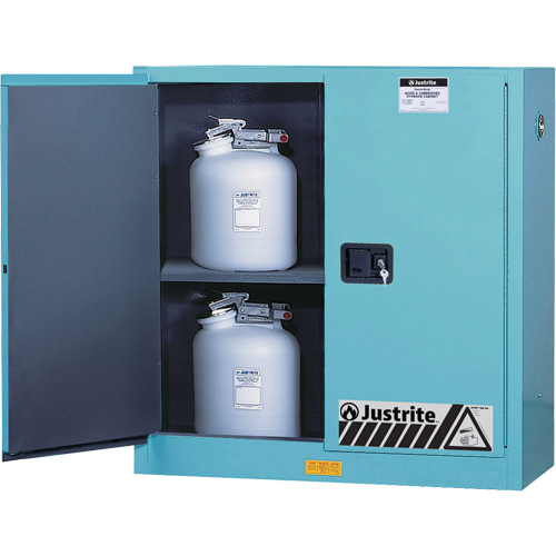 ChemCor&reg; Lined Acid/Corrosive Storage Cabinets, 30 gal., 43" x 44" x 18" Distribution Jean Lapalme