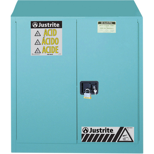 ChemCor&reg; Lined Acid/Corrosive Storage Cabinets, 30 gal., 43" x 44" x 18" Distribution Jean Lapalme