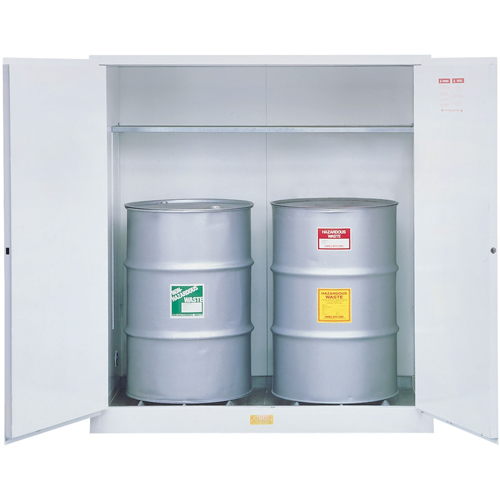 Hazardous Waste Safety Cabinets, 55 US gal. Cap., White Distribution Jean Lapalme