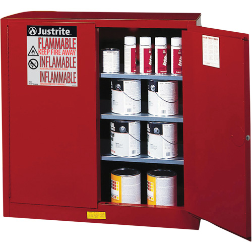 Sure-Grip&reg; EX Combustibles Safety Cabinet for Paint and Ink, 40 gal., 3 Shelves Distribution Jean Lapalme