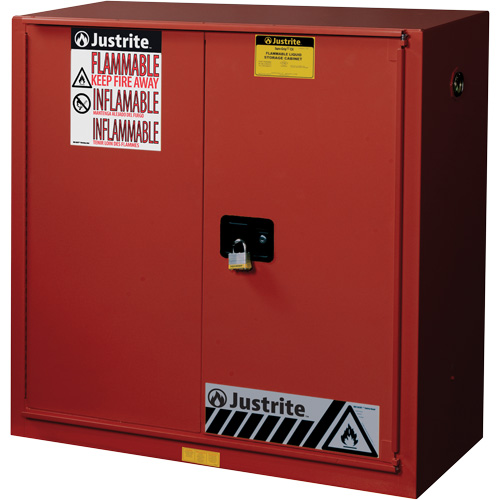 Sure-Grip&reg; EX Combustibles Safety Cabinet for Paint and Ink, 40 gal., 3 Shelves Distribution Jean Lapalme