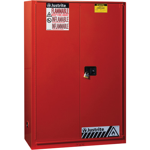 Sure-Grip&reg; EX Combustibles Safety Cabinet for Paint and Ink, 60 gal., 5 Shelves Distribution Jean Lapalme