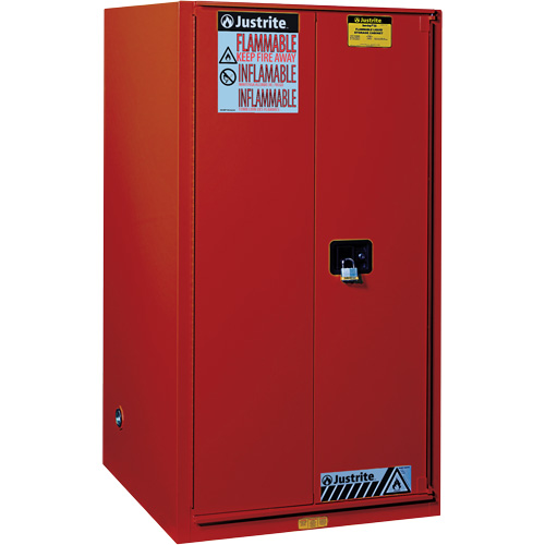 Armoire de s&eacute;curit&eacute; pour la peinture et les encres combustibles EX Sure-Grip, 96 gal., 5 tablettes Distribution Jean Lapalme