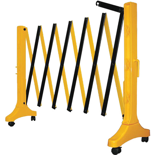 Barri&egrave;re Xpandit, 36" h x 11,5' lo, Noir/Jaune Distribution Jean Lapalme