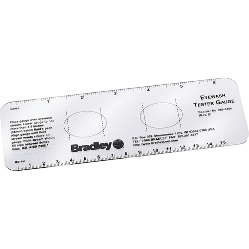 Manom&egrave;tres d'essai pour douche oculaire Distribution Jean Lapalme