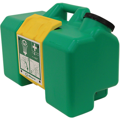 Poste de douche oculaire, Aliment&eacute; par gravit&eacute;, Capacit&eacute; 9 gal., Conformit&eacute; ANSI Z358.1 Distribution Jean Lapalme