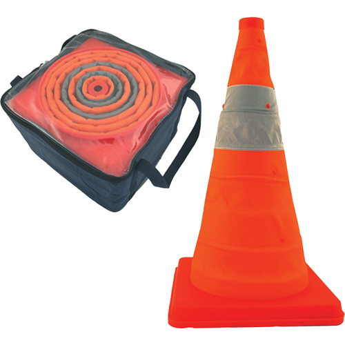 Pack & PopCollapsible Cones, 28" H, Orange Distribution Jean Lapalme