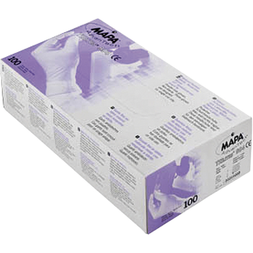 Gants en polym&egrave;re triple couche Trilites, Grand, Latex/N&eacute;opr&egrave;ne/Nitrile, 6 mils, Sans poudre, Mauve Distribution Jean Lapalme