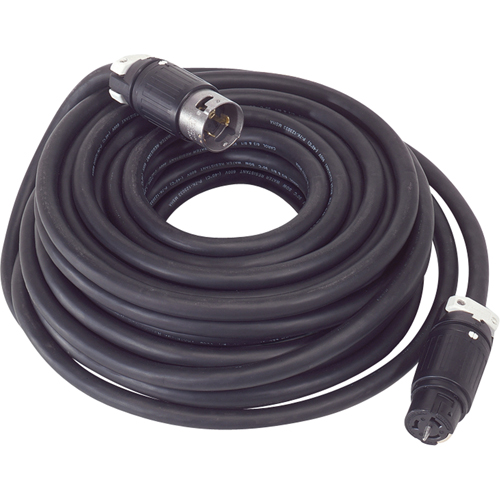 Power Cord for Temporary Power Distribution Units, SOOW, 50 A, 50' Distribution Jean Lapalme
