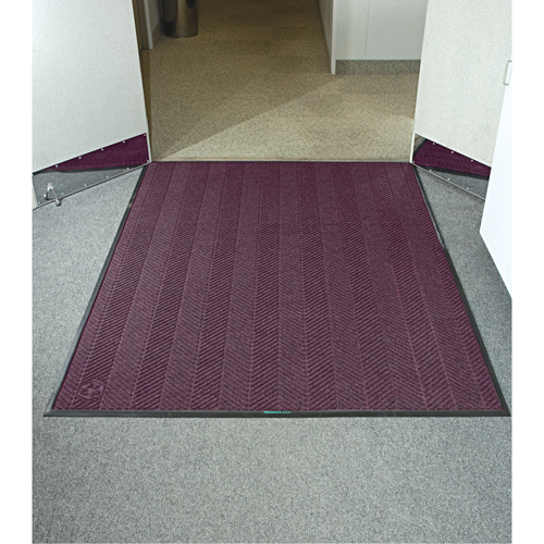 Tapis WaterHog Max Classic &agrave; motif chevrons, Essuie-pieds/grattoir, 3' x 20' x 3/8", Marron Distribution Jean Lapalme