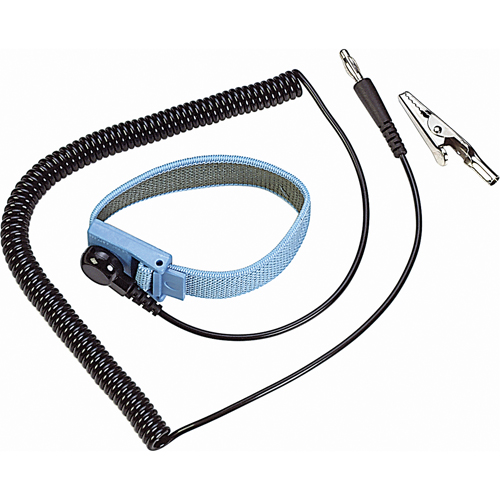 ESD 6' Coil Cord with Wrist Strap Distribution Jean Lapalme