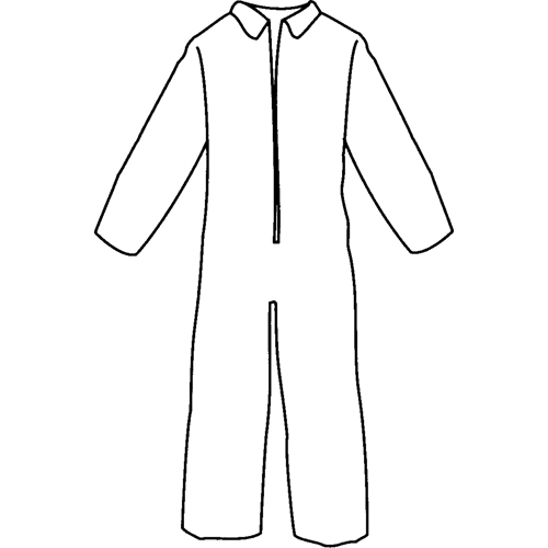 Tychem&reg; 4000 Coveralls, Large, White Distribution Jean Lapalme